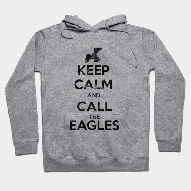 Keep calm and call the eagles. Hoodie by Clathrus